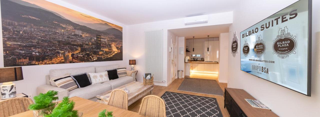 Bilbao Henao Park De Bilbao Suites, En Pleno Centro Con Garaje Directo エクステリア 写真